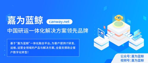 嘉為藍鯨榮登信息技術服務運維工具名錄及IT服務工具圖譜，彰顯卓越技術服務實力